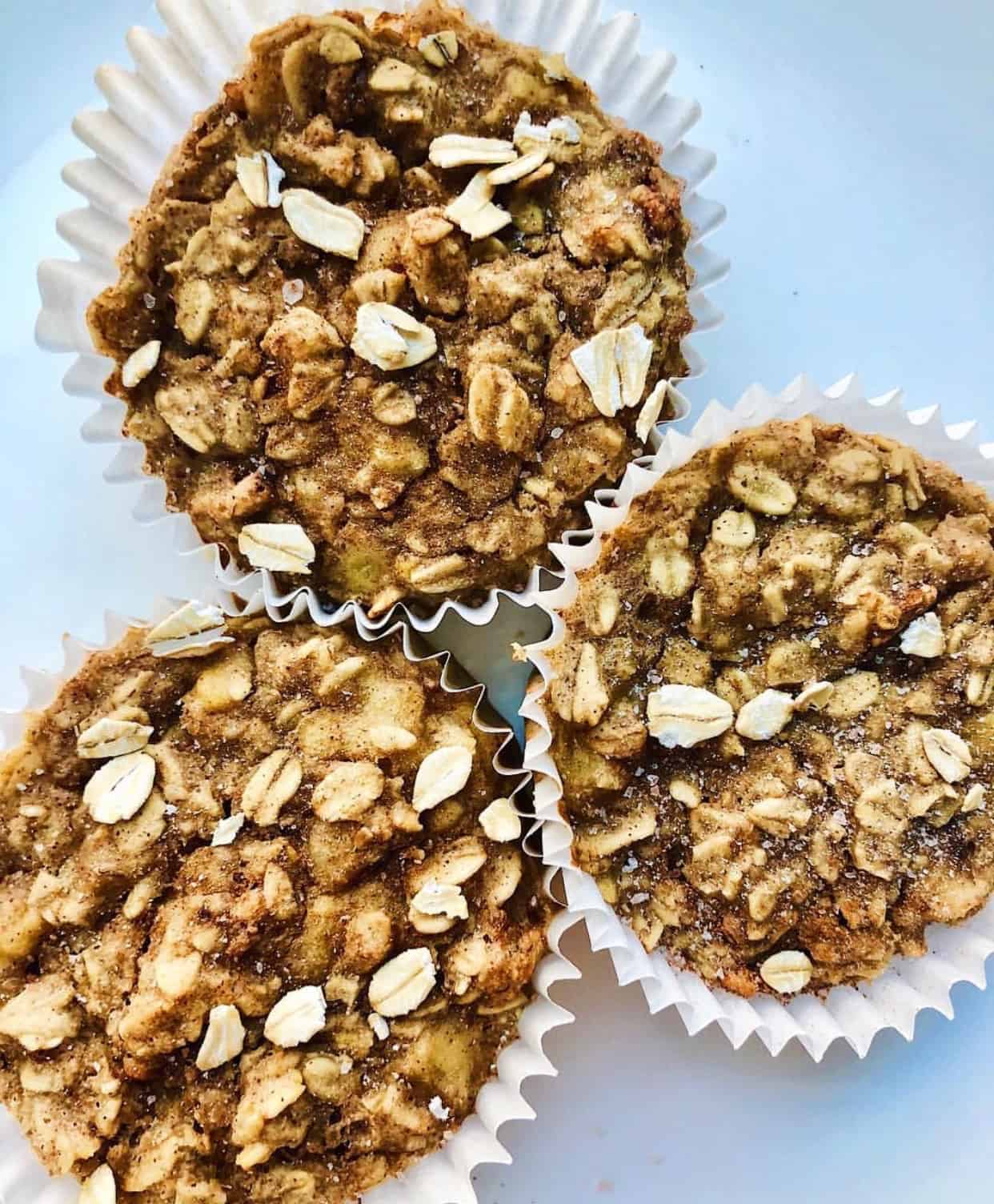 Banana Oat Energy Muffins Recipe for Snacks Nourished by Anne