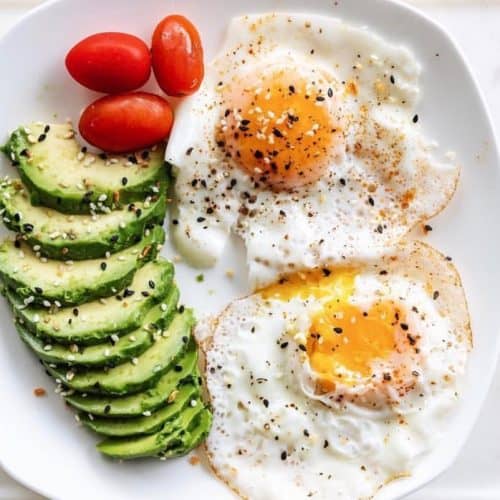 Over Easy Eggs + Avocado Recipe for Breakfast - Nourished by Anne