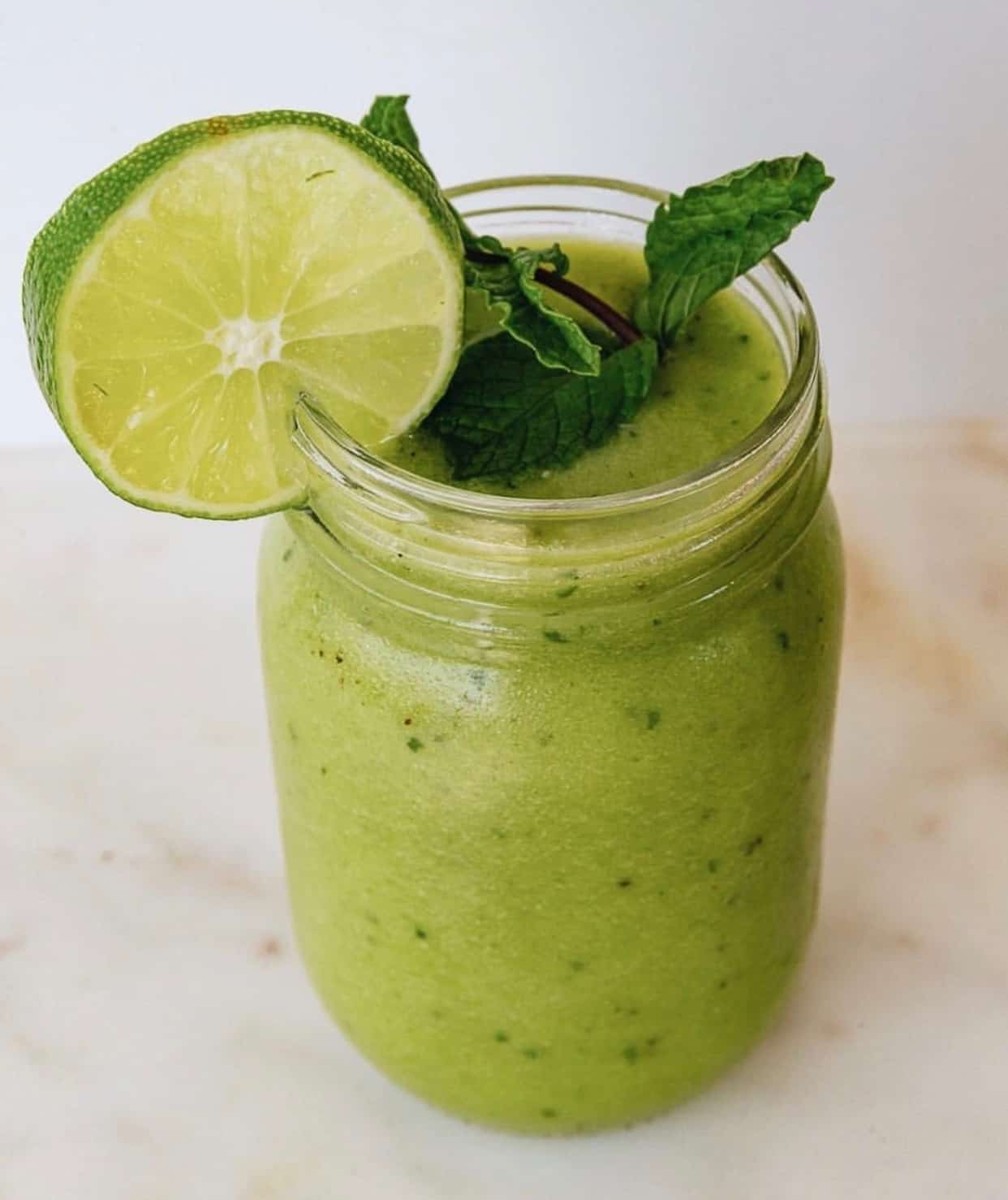 Mint Mojito Smoothie Recipe for Smoothies - Nourished by Anne