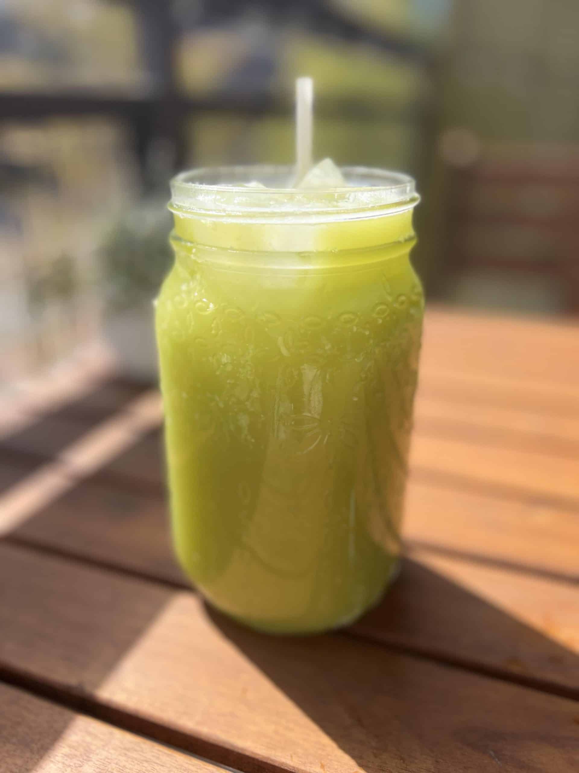 Spicy Green Juice Recipe for Smoothies Nourished by Anne